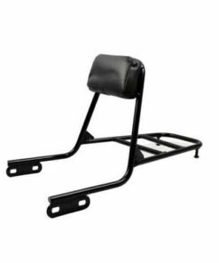 Back Rest with Carrier for Royal Enfield - Black
