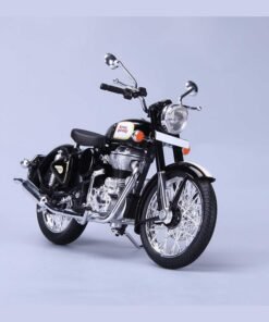 Royal Enfield Classic 500 1:12 Scale Model Black