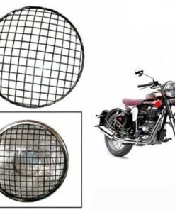 Retro Grill for Royal Enfield All Models - Black