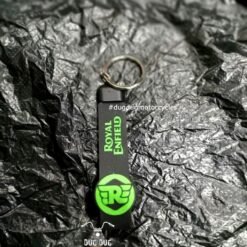 Royal Enfield Rubber Keychain Type 1 - Green