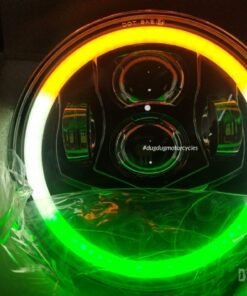 New 7 inch Tri color Tiranga DRL Headlight for Royal Enfield All Models
