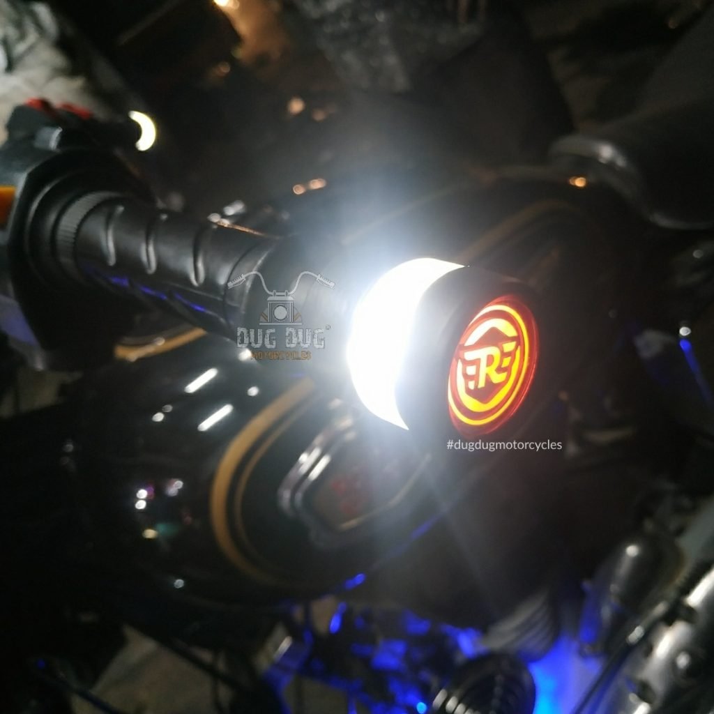 royal enfield bar end lights