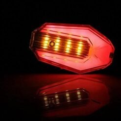 New Red DRL LED Bike Turn Signal Indicators for all Motorcycles - Set of 2pc