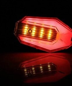 New Red DRL LED Bike Turn Signal Indicators for all Motorcycles - Set of 2pc