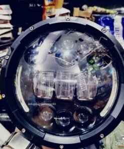 7 Inch Side Cut Ring LED Headlight 90 Watts for Royal Enfield