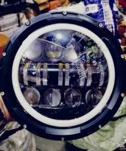 7 Inch 16 LED Full Ring Headlight 90 Watts for Royal Enfield