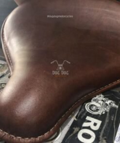Harley aka Kabir Singh Slim Seat for Royal Enfield Classic, Standard, Electra - Chocolate Brown