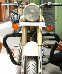 6 Bend Leg Guard for Royal Enfield Classic, Standard, Electra all models 350/500cc - Rope