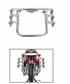 Airfly 3 Rod Leg Guard for Royal Enfield Classic, Standard, Electra all models 350/500cc - Chrome