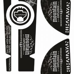 New 3D Fuel Tank Protector and Cap Sticker with Left and Right Knee Pad Vinyl for Royal Enfield Himalayan Tank Pad Type 1