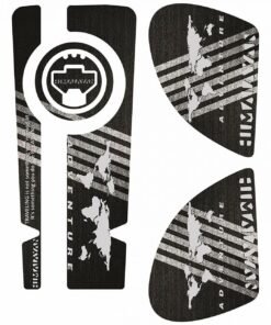 New 3D Fuel Tank Protector and Cap Sticker with Left and Right Knee Pad Vinyl for Royal Enfield Himalayan Tank Pad Type 3