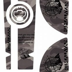 New 3D Fuel Tank Protector and Cap Sticker with Left and Right Knee Pad Vinyl for Royal Enfield Himalayan Tank Pad Type 2