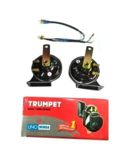 MINDA Trumpet Horn for all Motorcycles - (12V, Set of 2pcs)