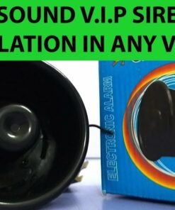 Golden 4 in 1 Police Siren Horns for All Motorcycles/Cars/Bikes/Bus/Truck (12V)