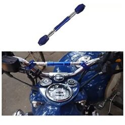Aluminium Adjustable Handle Bar Rod Cross Bar for All Motorcycle (Blue)