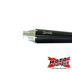 Moto Torque Launcher Exhaust for Royal Enfield - Black