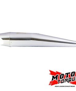 Moto Torque Exhaust For Royal Enfield ( Shark - Chrome )