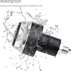 Handlebar LED Bar End Light Indicator with Dual Color for All Bikes (White & Orange)