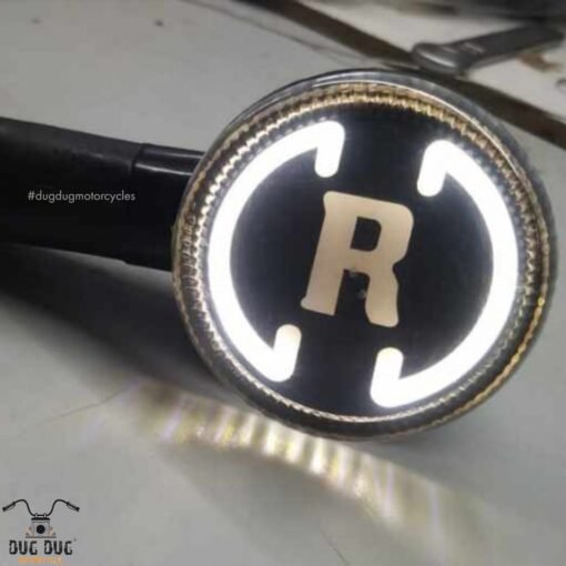 New Royal Enfield R Logo LED Turn Signal Indicators for Royal Enfield