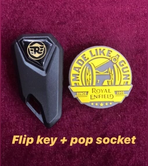 royal-enfield-flip-key-pop-socket-for royal enfield lovers