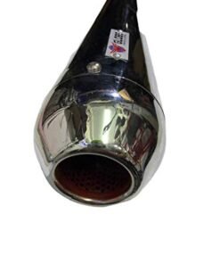 Megafone Exhaust for Royal Enfield Classic 350/500, Standard, Electra (Chrome)