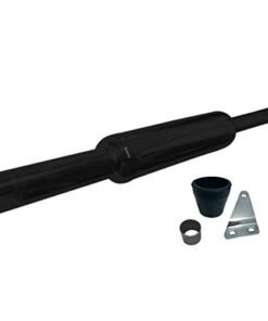 Mini Punjab Bike Short Bottle Dholki Empty Flow Exhaust Silencer for Royal Enfield, Black