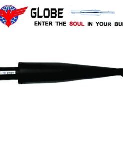 Wildboar Bullet Silencer Exhaust for Royal Enfield Classic 350/500 (Black)