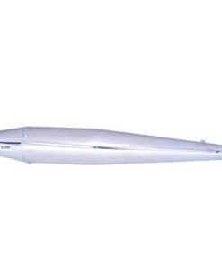 Globe Reverse Cone Exhaust for Royal Enfield Classic 350/500 Bs3/Bs4 (Metalic)