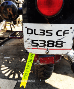 Made Like a Gun Motorcycle Warning Tag