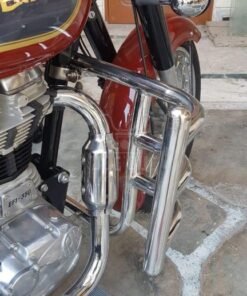 BS6 Airfly Leg Guard for Royal Enfield Classic Standard Electra - Stainless Steel