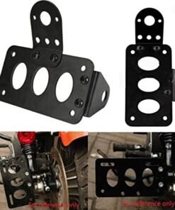 Side Mount Motorcycle License Plate Number Plate Bracket Fit for Chopper Accessories Black License Plate Bracket
