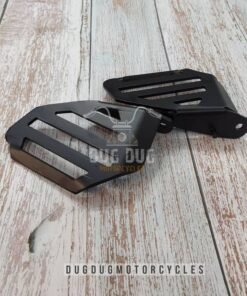 Silencer Heatplate Pillion Foot Rest for Interterceptor 650 & Continental GT 650