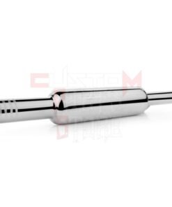 Mini Punjab Dholki Short Bottle Empty Free Flow Bullet Exhaust Silencer BS3-BS4-BS6 (Chrome)