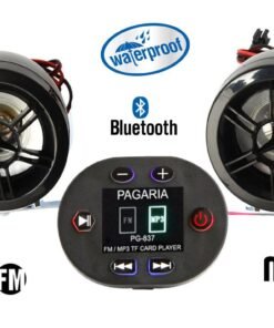 PAGARIA Bike Mp3 Player with Bluetooth, FM Radio (Waterproof)