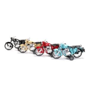 Royal Enfield Bullet Bike Miniature/Scale Model Black - Dug Dug Motorcycles
