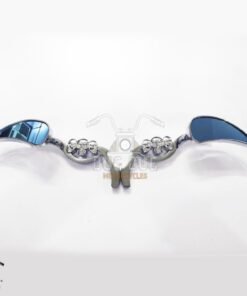 Skull Anti Glare Motorcycle Rearview Mirrors Decorative Side Mirrors for Royal Enfield Classic 350, Electra, Standard