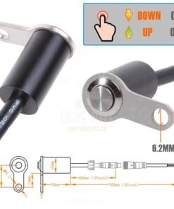 Universal CNC Stainless Steel Handlebar Switch Waterproof for All Motorcycles