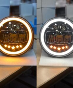 7 Inch 90 watts LED Headlight for Royal Enfield Classic, Standard, Electra Models