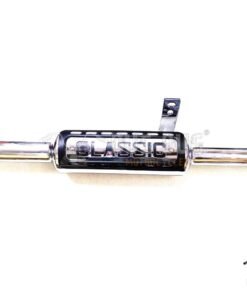 K-Indori Exhaust with CLASSIC Heat Plate for Royal Enfield Classic, Electra, Standard BS3/BS4/BS6