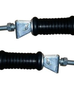 Dug Dug Rear Footrest Left Right for Royal Enfield Bullet, Classic, Electra, and Standard 350cc and 500cc Motorcycles - 2 Pcs