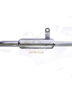 Dug Dug K-Indori Exhaust with 3 baffles for Royal Enfield Classic, Standard, Electra BS3/BS4/BS6