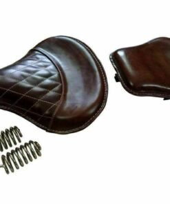 Dug Dug Kabir Singh aka Harley Type Slim Leather Seat for Royal Enfield Classic Standard Electra