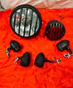 Custom Bobber Kit Headlight - Indicators - Tail Light for Modification