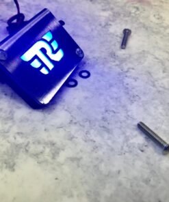 R Logo LED Brake Fluid Reservoir Cap for Royal Enfield Classic Standard Electra