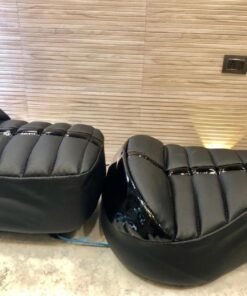 Comfortable Cushion Seat Covers for Royal Enfield Classic Reborn - Black