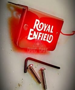 LED Brake Fluid Reservoir Cap for Royal Enfield Classic Standard Electra - Red