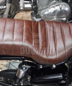 New Vertical Stitch Long Seat for Royal Enfield Classic Standard Electra