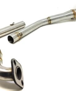 Dug Dug Stainless Steel Exhaust Bend Pipe for YamahaR15 V3 BS6 with Catalytic Converter