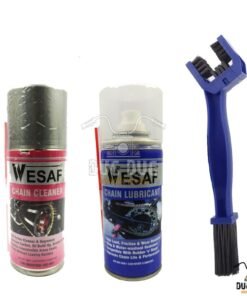Dug Dug WESAF Chain Lubricant Cleaner and Brush Combo Kit for Motorcycles