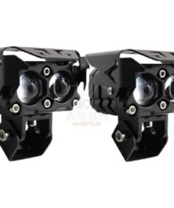 HJG Double Shot Dual Intensity Mini Driving LED Driving Fog Lights White Yellow